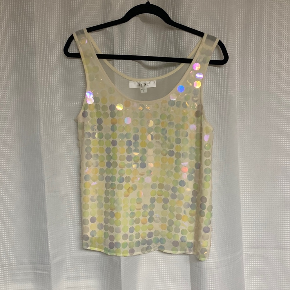 Hype Sequin Tank Top